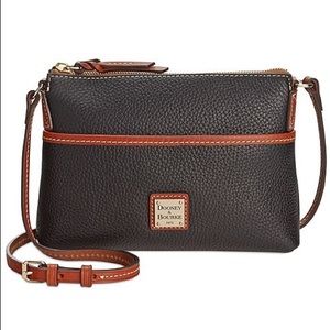 Dooney & Bourke Pebble Grain Ginger Pouchette